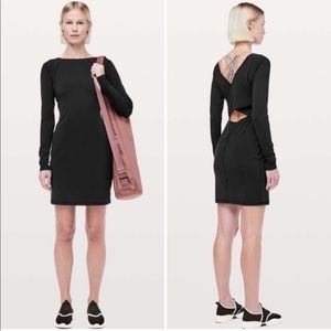 Lululemon Wrap Back Long Sleeve Dress